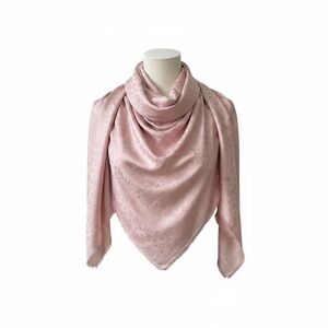 Louis Vuitton Soft Pink Monogram Scarf